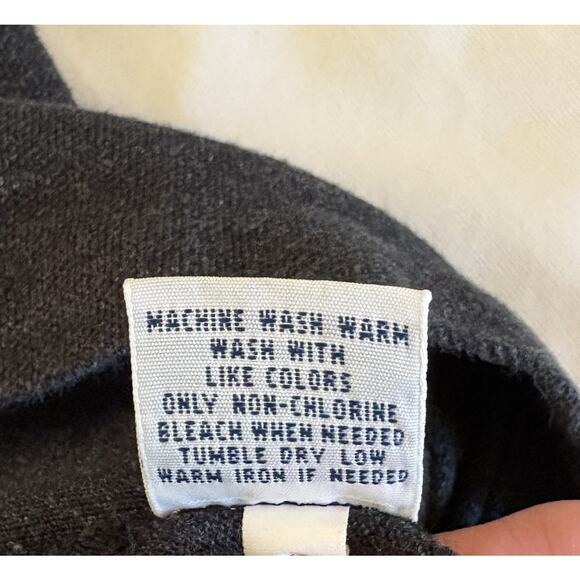 Polo Ralph Lauren Men's Charcoal Gray Long Sleeve 100% Cotton Polo Shirt Size XL - Picture 10 of 10